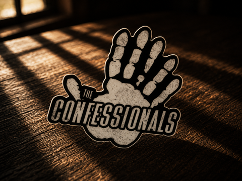 The Confessionals Logo Stickers